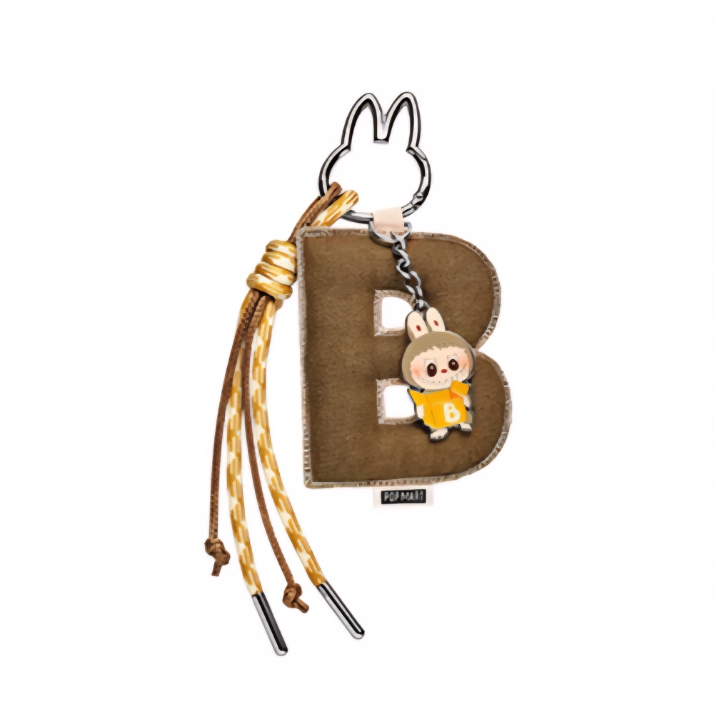 Pop Mart Labubu THE MONSTER Pin for Love Series - Letter Pandent B